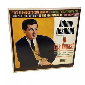 Johnny Desmond In Las Vegas! (Vinyl, 1964) Coronet Records CX-236 VG+ LP Record